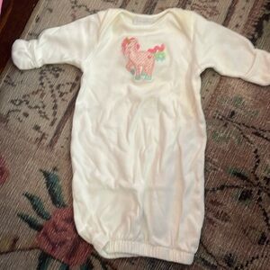 3 Marthas Unicorn baby gown